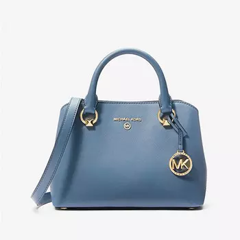 Сумка Michael Michael Kors Edith Small Saffiano Leather, синий
