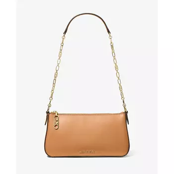 Сумка Michael Michael Kors Empire Medium Leather Pochette, коричневый
