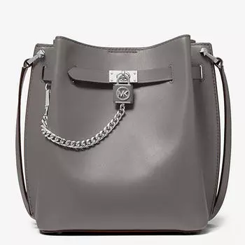 Сумка Michael Michael Kors Hamilton Legacy Medium Leather, серый