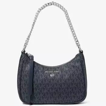 Сумка Michael Michael Kors Jet Set Charm Small Logo, темно-синий