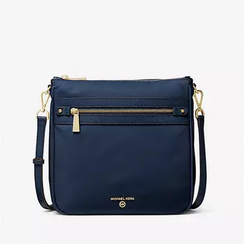 Сумка Michael Michael Kors Jet Set Large Nylon Gabardine Messenger, темно-синий