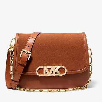 Сумка Michael Michael Kors Parker Medium Suede, коричневый