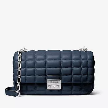 Сумка Michael Michael Kors Tribeca Large Quilted Leather, темно-синий