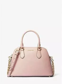 Сумка Michael Michael Kors Veronica Medium Saffiano Leather Dome, розовый