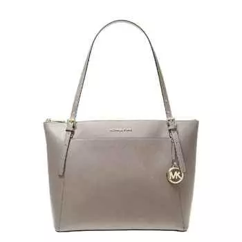 Сумка Michael Michael Kors Voyager Large Saffiano Leather, серый