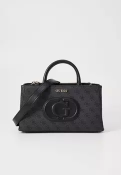 Сумка MIETTA SOCIETY SATCHEL Guess, темно-серый