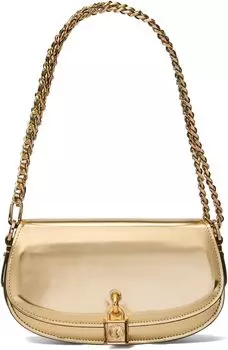 Сумка Mila Small East/West Chain Sling Messenger MICHAEL Michael Kors, цвет Pale Gold