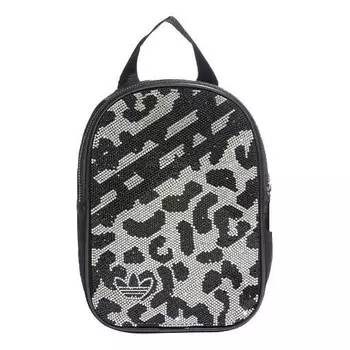 Сумка mini backpack 'black silver' Adidas, черный