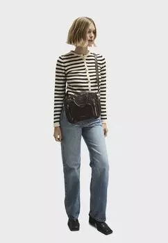 Сумка MINI MACY nat & nin, темно-коричневый