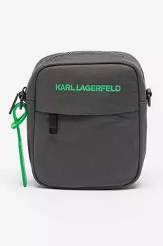 Сумка-Мини с вышитым логотипом Karl Lagerfeld, зеленый