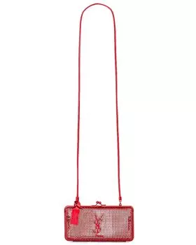 Сумка мини Saint Laurent Cassandra Cage, цвет Rouge Flamme & Rouge Flamme