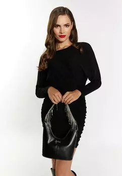 Сумка MIT KRISTALLEN NASCITA faina, черный