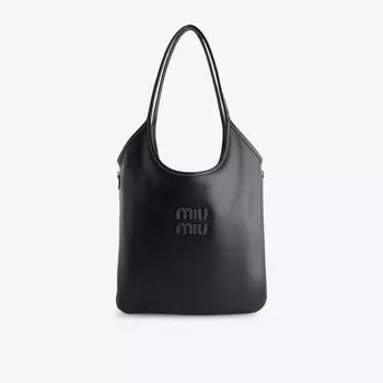 Сумка Miu Miu Ivy через плечо, черный