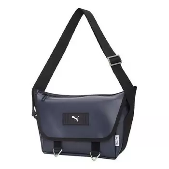 Сумка mmq messenger bag 'navy black' Puma, синий