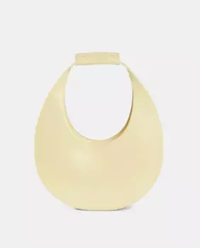 Сумка модели Moon из веганской кожи STAUD, цвет Crema