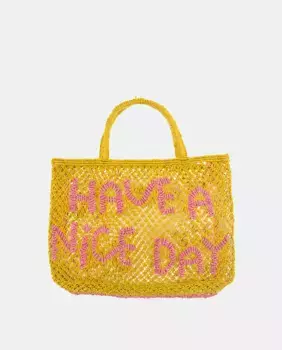 Сумка модели WORD BAG S желтого цвета THE JACKSONS, жёлтый