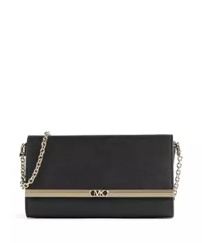 Сумка mona из сафьяновой кожи Michael Kors, черный