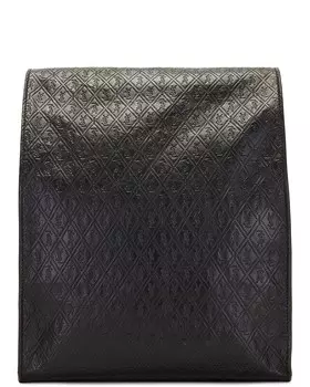 Сумка Monogram Embossed Pouch Saint Laurent, черный