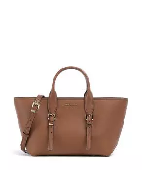 Сумка Moore из зернистой коровьей кожи Michael Kors, коричневый