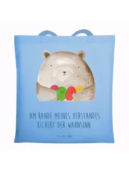 Сумка Mr. & Mrs. Panda, цвет sky blue