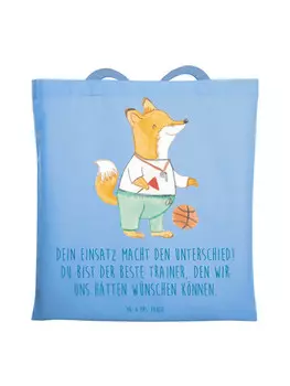 Сумка Mr. & Mrs. Panda Tragetasche Trainer Unterschied mit Spruch, небесно-синий