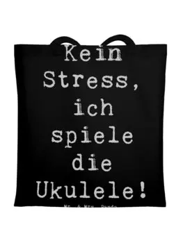 Сумка Mr. & Mrs. Panda Tragetasche Ukulele Entspannung mit Spruch, черный