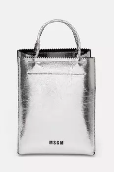 Сумка Msgm, серебряный