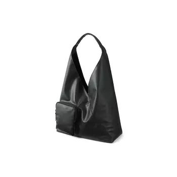 Сумка Muji с карманом на молнии, кремовый