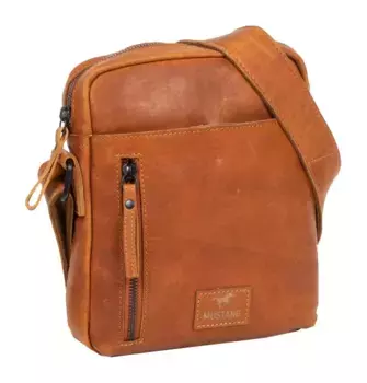 Сумка MUSTANG с ручкой "San Marino - Bella", с практичными отделениями, цвет Cognac
