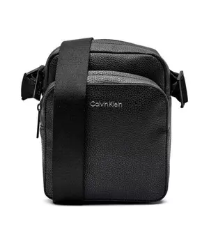 Сумка мужская Calvin Klein через плечо из экокожи, черный