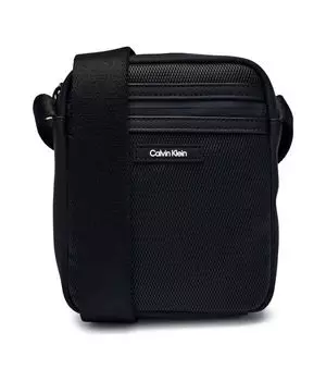 Сумка мужская Calvin Klein через плечо текстильная, черный