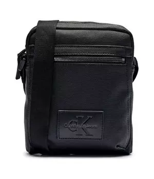 Сумка мужская Calvin Klein Jeans кросс-боди текстильная с монограммой, черный