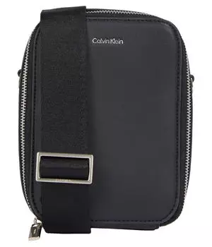 Сумка мужская Calvin Klein на молнии кросс-боди, черный