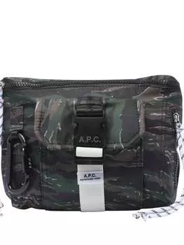 Сумка мужская через плечо, зеленый