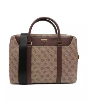 Сумка мужская Guess для ноутбука 15", коричневый