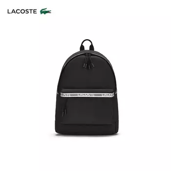 Сумка мужская Lacoste из крокодиловой кожи, черный