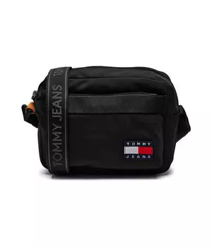 Сумка мужская Tommy Jeans текстильная с логотипом, черный