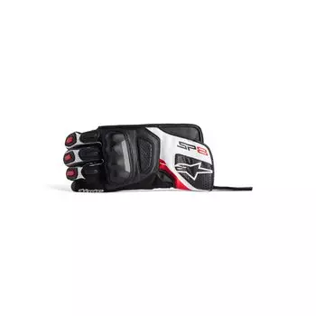 Сумка на молнии Alpinestars из смеси козьей кожи, полиамида, полиуретана и полиэстера черного, белого и красного цветов из коллекции Balenciaga Winter 24, черный/красный/белый