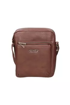 Сумка на молнии Northampton Polo Club, коричневый