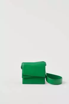 СУМКА НА ПЛЕЧЕ XS CLOSED, цвет green patina