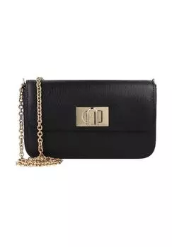 Сумка на плечо 1927 Mini Bag 17 см FURLA, цвет Nero