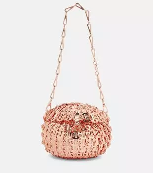 Сумка на плечо 1969 года с декором Rabanne, металлический