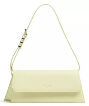 Сумка на плечо Astral из мелкозернистой телячьей кожи. Patrizia Pepe, желтый