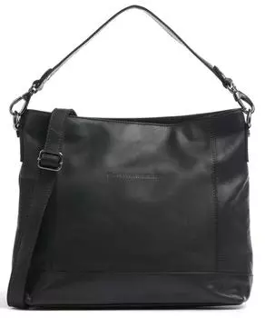 Сумка на плечо Aurora из коровьего воска с подтягиванием из воловьей кожи The Chesterfield Brand, черный