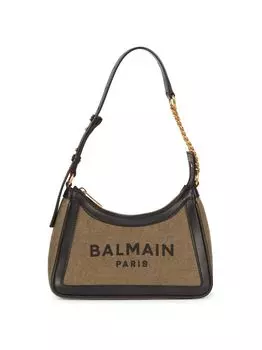 Сумка на плечо B-Army из ткани и кожи с логотипом Balmain