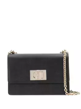 Сумка на плечо Bakare с застежкой Furla, черный