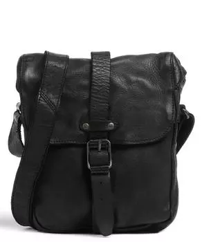 Сумка на плечо Barbershop Goatee из зерненой кожи Aunts & Uncles, черный