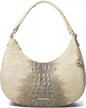 Сумка на плечо Bekka с эффектом омбре Melbourne Brahmin, цвет Ivory Iguana