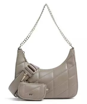 Сумка на плечо Betty из кожи ягненка Dkny, бежевый