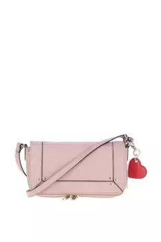 Сумка на плечо "Blossom" с клапаном из натуральной кожи Ashwood Leather, розовый